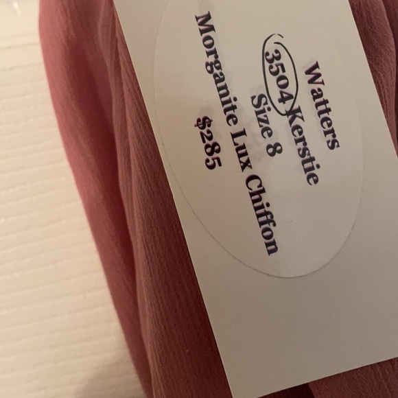 Waters and Waters Lux Chiffon Dress size 8 - Picture 4 of 4